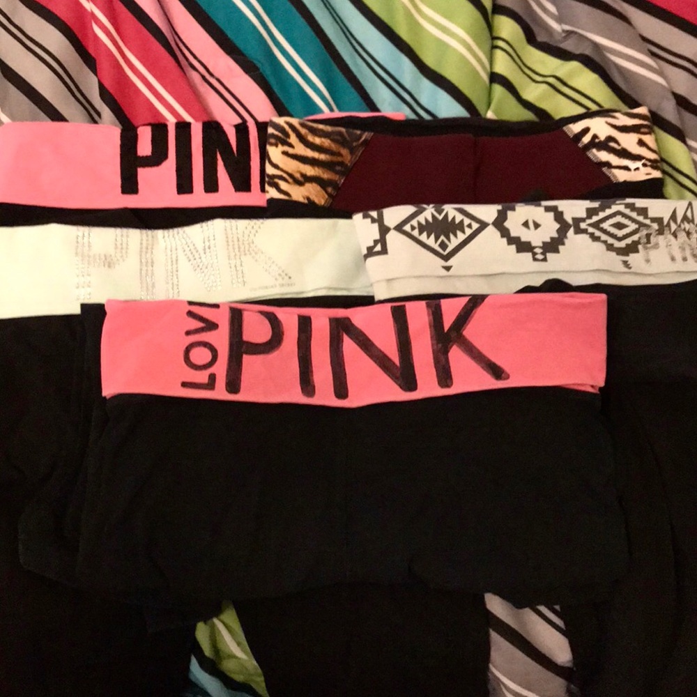 Victoria Secret PINK Yoga- 2 Capris and 3 Pants